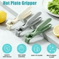 thumbnail image 2 of Hot Plate Grippers, Silicone Hot Plate Gripper Tongs,Multi-Purpose Anti-Scald Bowl & Plate Clip for Kitchen,Non-Slip & Easy to Clean, 2 of 7
