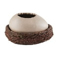 thumbnail image 2 of Ckraxd Creative Ceramic Bird's Nest Bowl for Desserts, Cold Drinks & BBQ - Unique Oval Design, Easy Clean, Perfect for Parties & Restaurants, 2 of 9