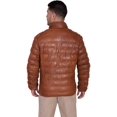 thumbnail image 2 of Scully Mens Cognac Lambskin Horizontal Ribbed Jacket 4X, 2 of 3