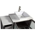 thumbnail image 5 of Vanity Art VA3130-72G 72 in. Double Sink Bathroom Vanity Set, Gray, 5 of 5