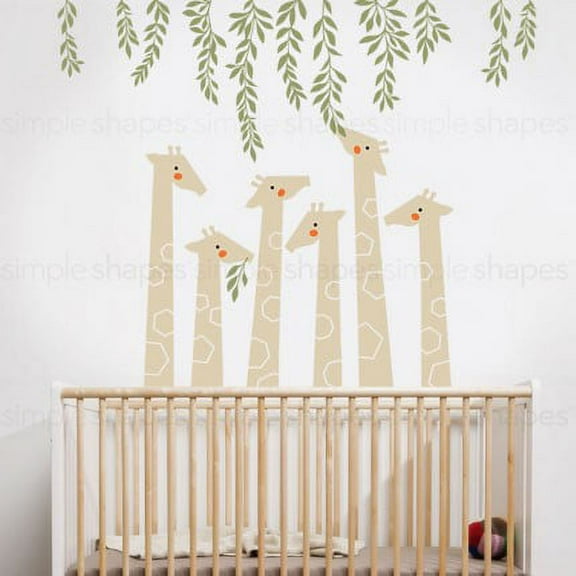 Giraffe Wall Decal - Scheme B