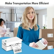 Label Printer, 4x6 Thermal Bluetooth Shipping Label Maker for Packages, Compatible with Windows iOS Android, Wireless Sticker Printing for Business and Home