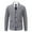 Gray, variant on Leesechin Men's Casual Long Sleeve Shawl Collar Buttons Down Cable Knit Cardigan Sweater with Pockets