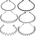 thumbnail image 1 of Diadema De Metal YONGSHENG Spring Wave Hoop Accesorios Para Peinados Unisex 6 Piezas, 1 of 4
