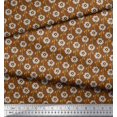 thumbnail image 2 of Soimoi Velvet Fabric Artistic Floral Printed Fabric 1 Yard 58 Inch Wide, 2 of 3