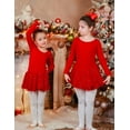 thumbnail image 3 of Arshiner Kids Girls Classic Long Sleeve Leotard Dance Ballet Dress, 3 of 6