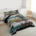 thumbnail image 3 of jejeloiu Vintage Windmill Queen Comforter Set,Country Farmhouse Lodge Bedding Comforter Set For Adults Reversible 3 Pieces, 3 of 8