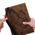 thumbnail image 7 of Dteck Samsung Galaxy Tab A 8.0" 2019 Case, Samsung T290 Case, Embossed Butterfly Flip Stand Case For Samsung Galaxy Tab A 8.0 2019 T290 T295, Brown, 7 of 7
