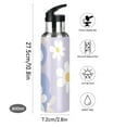 thumbnail image 5 of ALAZA Daisy Flowers Water Bottle Insulated Flask Stainless Steel Straw Lid 20 oz, 5 of 6