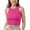 Hot Pink, variant on CCRFTGI Tank Tops for Kids Girls Size 10-12 Dance Ribbed Casual Seamless Sports Bra Trendy Racerback Dance Top Red 9-10 Years