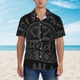 thumbnail image 4 of Lsque Not All Who Wander Are Lost2 pattern Hawaiian Shirt for Men, Unisex Summer Beach Casual Short Sleeve Button Down Shirts-Small, 4 of 9