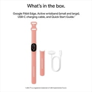 Google Fitbit Edge - Health and Fitness Tracker - with AMOLED Screen - Compatible with Android and iOs - featuring personal coaching built with Gemini - Canyon
