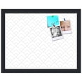 thumbnail image 2 of PinPix 18x14 Custom Cork Bulletin Board Peaks Modern Pattern White Grey Poster Board Has a Fabric Style Canvas Finish, Framed in Peaks Modern Pattern White Grey, by ArtToFrames (PinPix-1795), 2 of 6