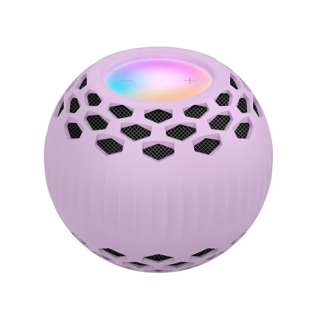 Funda protectora para HomePod Mini Altavoz inteligente con estuche de transporte portátil Estuche de silicona a prueba de polvo