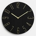 thumbnail image 1 of 12 Inch Wall Clock Silent Non Ticking Preciser Modern Style Decor Clock For Home School Kitchen Bedroom Living Room (White),Living Room Wall Clock Clearance, 1 of 8