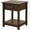 Wenge, variant on Pemberly Row Contemporary Solid Wood 1-Drawer Nightstand in Wenge