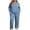 A-Light Blue, variant on Lounge Sets for Women Plus Size Fashionable Solid Color Button V Neck Long Sleeved Shirt Pants Casual Home Suit Set XXL