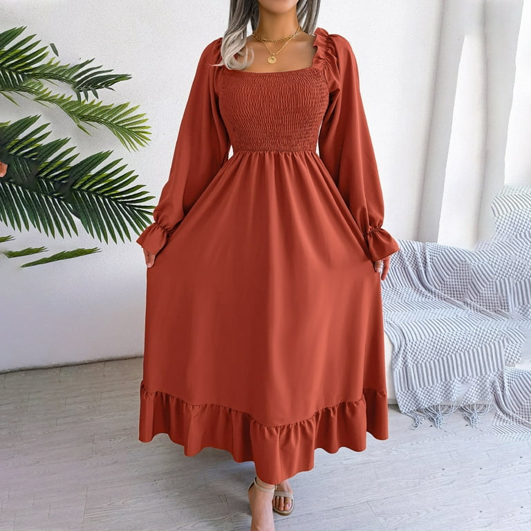 chinese dress ladies Betsy Maxi Dress in Orange main image 0
