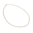 thumbnail image 1 of Cadena Collar Ametrinaa Valentina Estrella 4mm Unisex 60cm Oro Italiano 10k, 1 of 5