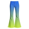 thumbnail image 6 of Trikvn Kids Flared Denim Pants Girls Stretch Bell Bottoms Casual Gradient Color Jeans Fashion Vintage Streetwear Trousers, 6 of 8