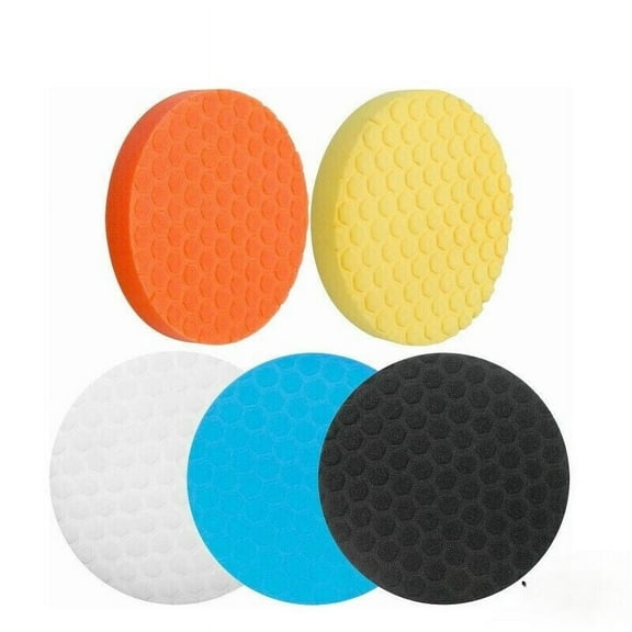7 inch Car Waxing Polish Foam Sponge Kits Polishing Pad Buffer Polisher Wheels