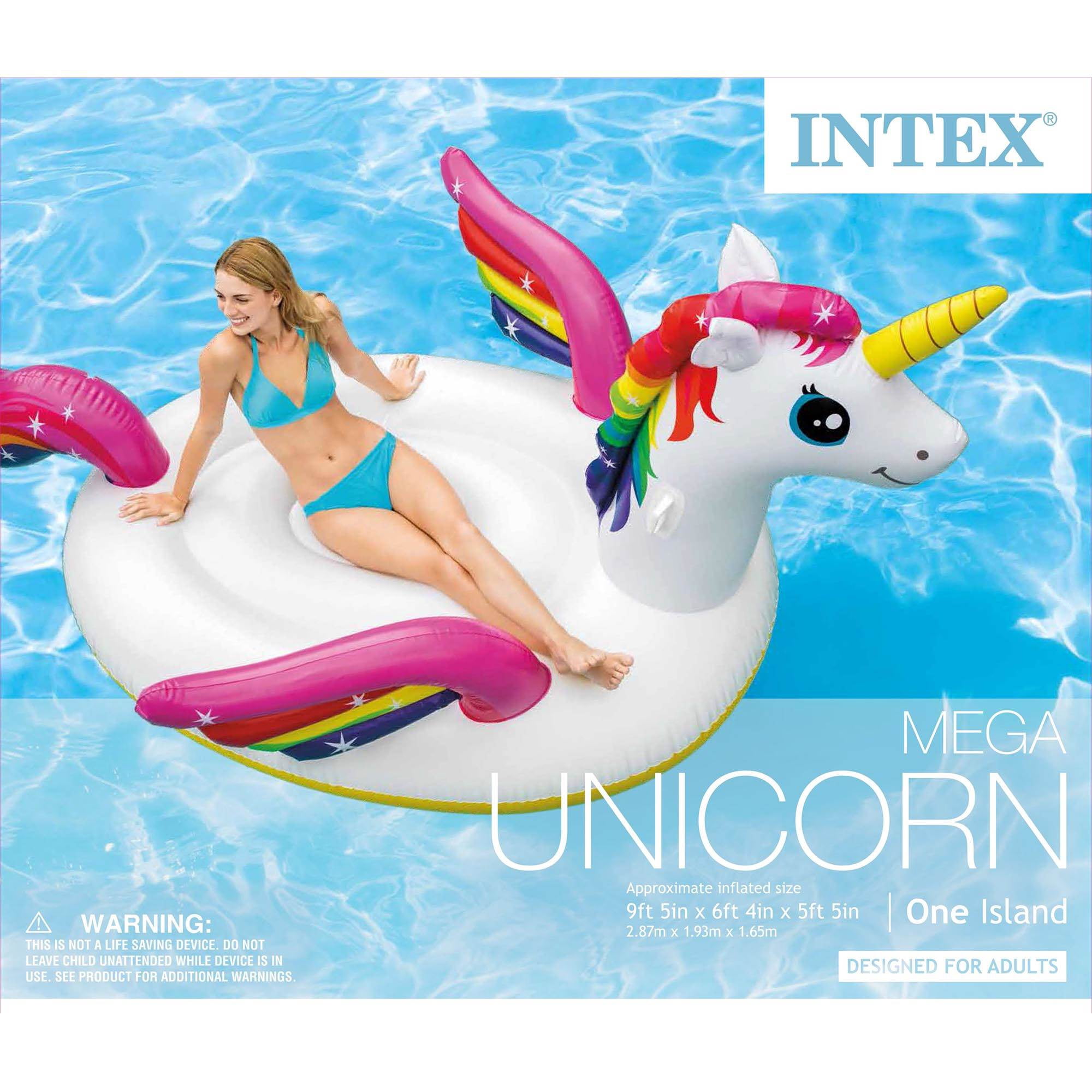 Intex Corp 57281Ep Mega Unicorn Island 