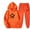 Orange, variant on Women's 2 Piece Tracksuit Outfits Casual Star Shape Graphic Hoodie and Sweatpants Sport Set Cute Comfy Loungewear Sets Long Sleeve Workout Fall Winter Athletic Clothing Sets Matching Sets