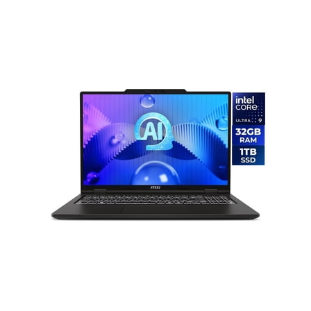 MSI Venture 16 AI Touchscreen Laptop Intel Core Ultra 9 285H 32GB RAM 1TB SSD (A2HMTG-015US)