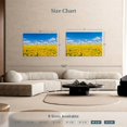 thumbnail image 4 of Elephant Stock Great Sunflower Field Wall Art - Horizontal Canvas Wall Art - Living Room Wall Decor - Nature Canvas - Blue And Green Decor - 48" x 32", 4 of 8