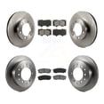 thumbnail image 1 of Transit Auto Front Rear Disc Brake Rotors and Semi-Metallic Pads Kit for Car Toyota 4Runner FJ Cruiser K8S-101411, 1 of 11