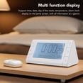 thumbnail image 3 of Reloj Despertador Digital, 3 Configuraciones De Alarma Reloj Despertador Digital LED Fácil De Usar Pantalla Multifunción Para Oficina, 3 of 7
