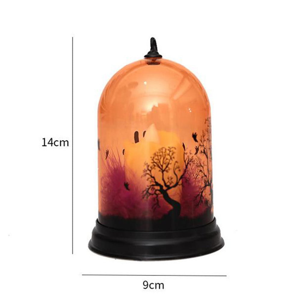 Bar Party Yomiafy Happy Halloween Small Lampshade Pumpkin Decorative Props Home Furnishing Glowing Night Lights for Garden Multicolor-E 