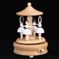 thumbnail image 3 of Caja de música Musical giratoria para niña bailarina innovadora, adorno de mesa para el hogar, regalo de decoración, 3 of 5