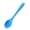 Blue, variant on Summercome 8 Inch Silicone Spoons for Eating, Heat Resistant Mini Silicone Spoon, Silicone Spoon Small, for Stirring, Baking & Mixing, Dishwasher Safe, Blue
