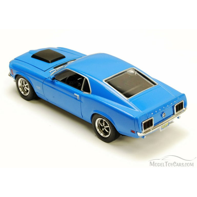 1970 Ford Mustang Boss 429, Blue - Motormax 73303 - 1/24