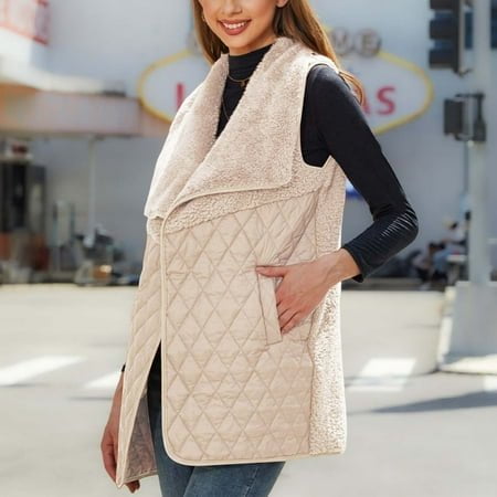 MKLEKYY Veste Légère pour Femmes Automne Nouveau Cardigan Polyvalent Sans Manches Majia Fille