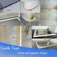 thumbnail image 3 of 3X White Caulk Tape Waterproof Self Adhesive, Toilet Sealant Tape, Bathtub Sealing Strip Tape-3.2M, 3 of 6