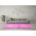 thumbnail image 3 of Ahgly Company Indoor Square Persian Pink Traditional Area Rugs, 5' Square, 3 of 4