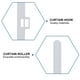 thumbnail image 4 of 100 piezas de repuesto para persianas verticales (blanco), 4 of 5