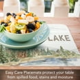 thumbnail image 6 of CounterArt Rustic Lake 4-Pack Reversible Plastic Tabletop Placemats, 6 of 7