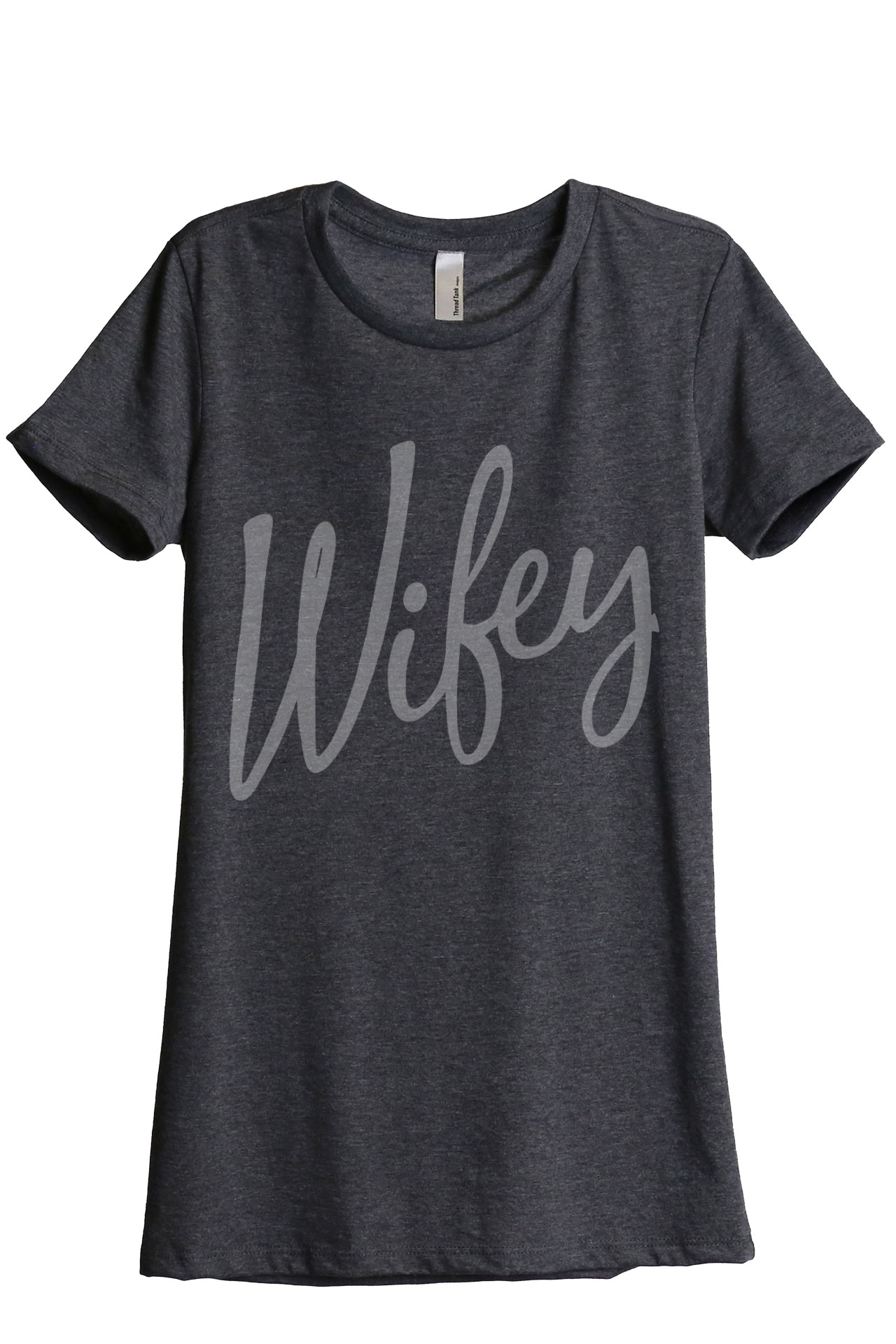 Thread Tank Thread Tank Designs Wifey Cursive Women's Relaxed T