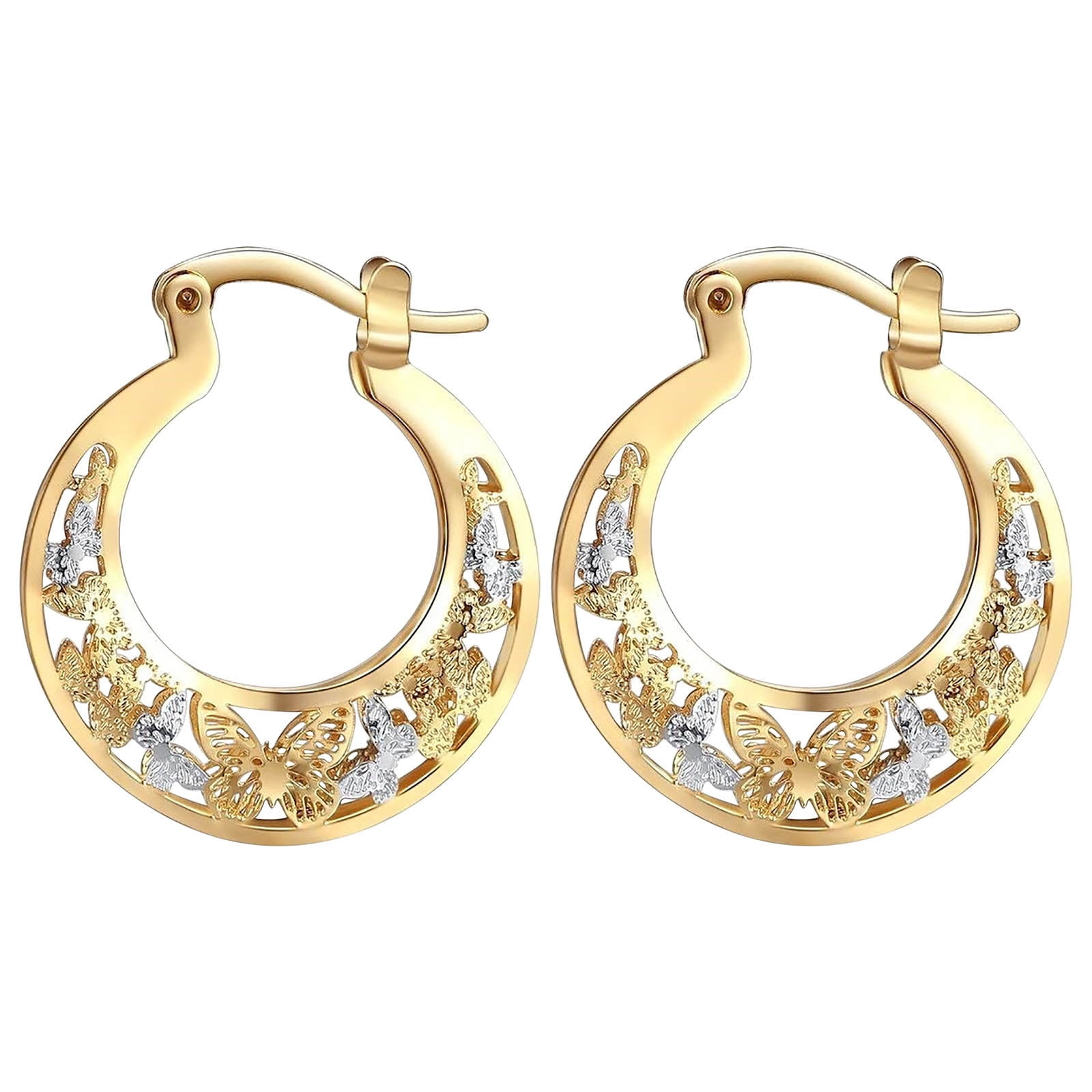 Block Nameplate Stud Earrings | JNCY Jewelers
