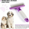 Poodle Pet Stainless Steel Dog Dematting Comb Undercoat Rake Grooming