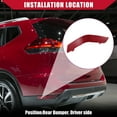 thumbnail image 3 of Reemplazo del reflector trasero del lado del conductor Unique Bargains para Nissan Rogue 2017-2020 No.265656FV0B, 3 of 7