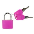 thumbnail image 3 of Colaxi 2xMini Steel Padlock Suitcase Daily Travel Padlock with 2 Keys Pink 2 Pcs, 3 of 10
