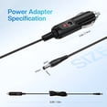 thumbnail image 4 of 12V Car Adapter for All Comfier Neck Back Massage Cushion Cigarette Lighter Car Charger Adapter, 4 of 6