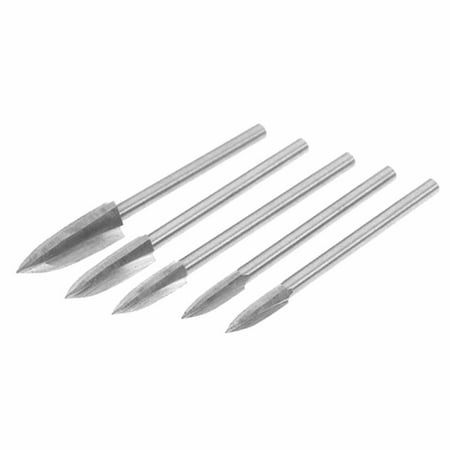 

Wood Carving And Engraving Drill Bit Milling Cutter Carving Tools 5Pcs/Set Silver