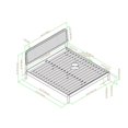thumbnail image 2 of Walker Edison Rattan Headboard Solid Wood King Bedframe - Natural, 2 of 16