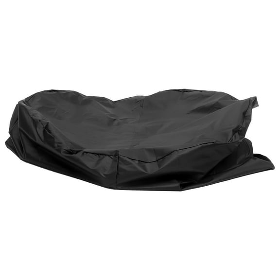 LULULION Durable Black Outdoor Bbq Grill Cover Weather Resistant Uv Protective Oxford Cloth Grill Hood