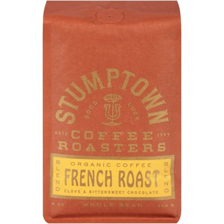 Stumptown Coffee Roasters French Roast Whole Bean Organic Coffee  12 oz Bag